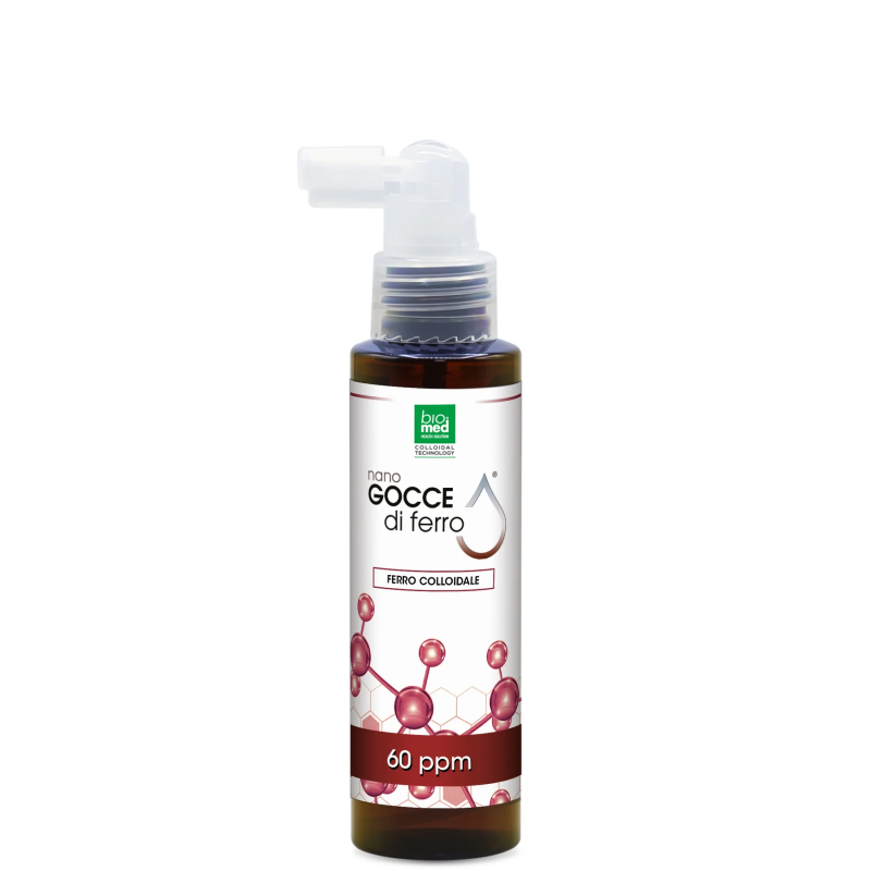 Supliment fier coloidal 60PPM BioMed Gocce Di Ferro 100ml