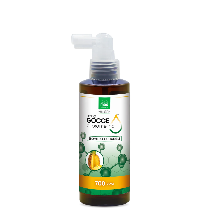 Supliment bromelina coloidala concentratie 700PPM BioMed Gocce di Bromelina 150ml
