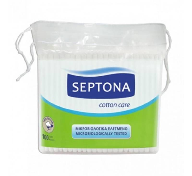 Betisoare urechi 100 buc. punga, Septona