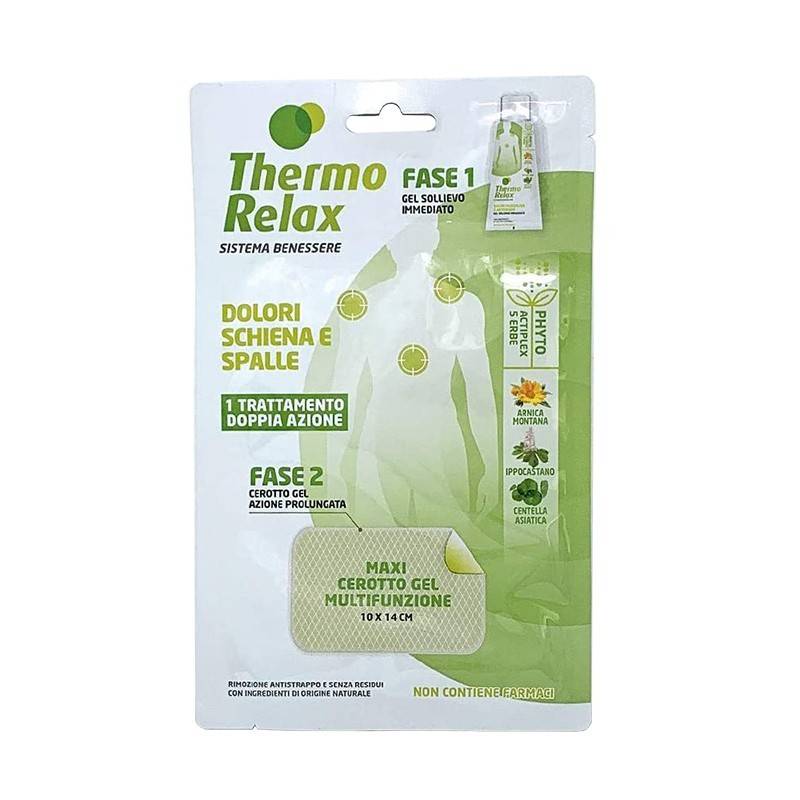 Plasture + gel ThermoRelax Phyto, tratament in 2 pasi cu actiune rapida pentru spate si umeri