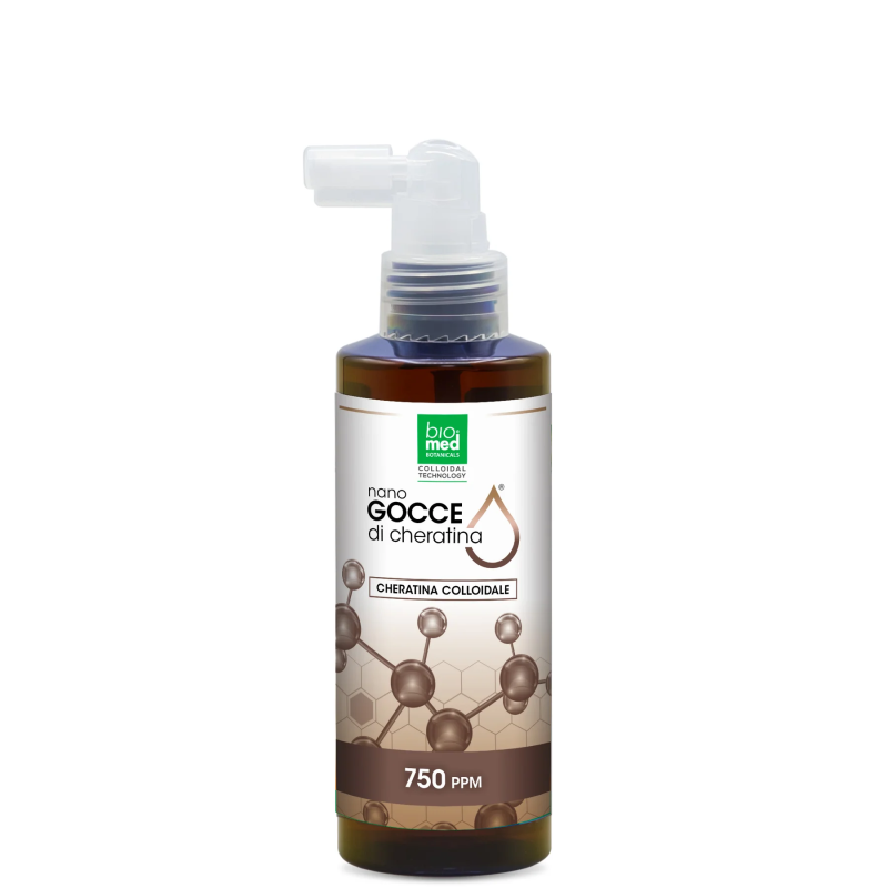 Supliment cheratina coloidala concentratie 750PPM BioMed Gocce di Cheratina 150ml